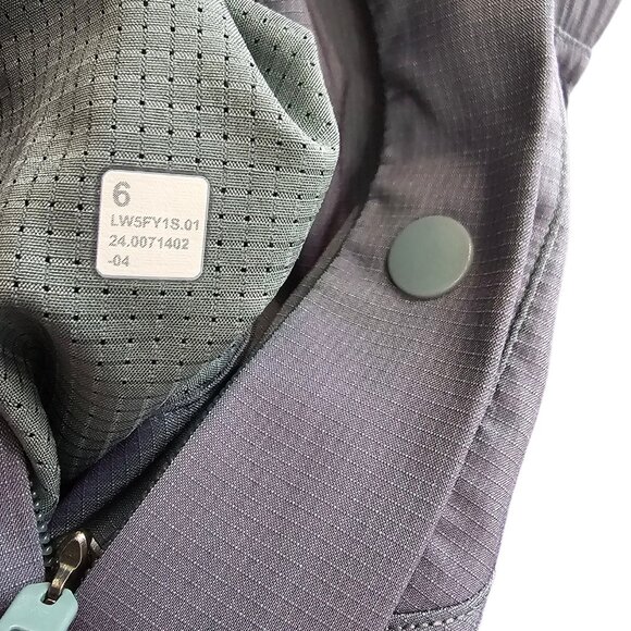 Lululemon Iridescent Tearaway Mid-Rise Track Pants, Pull On, Jogger, Size 6 - Picture 5 of 11